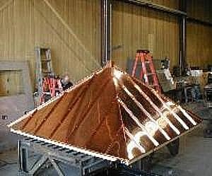 Standing Seam Copper Roof